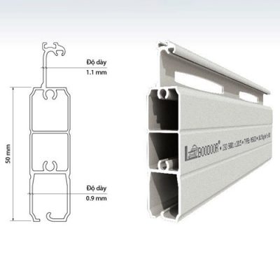 CỬA CUỐN BOODOOR KHE THOÁNG - SIÊU ÊM GIẢM CHẤN 2 CHIỀU
