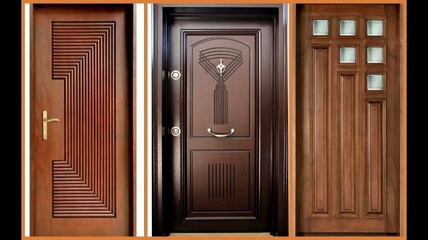 Cửa nhựa lõi thép vân gỗ.