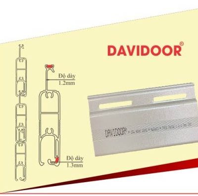 Cửa cuốn công nghệ Đức DaviDoor T50SE nan siêu âm giảm chấn 2 chiều