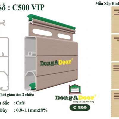 CỬA CUỐN BOODOOR KHE THOÁNG GIẢM CHẤN 1 CHIỀU